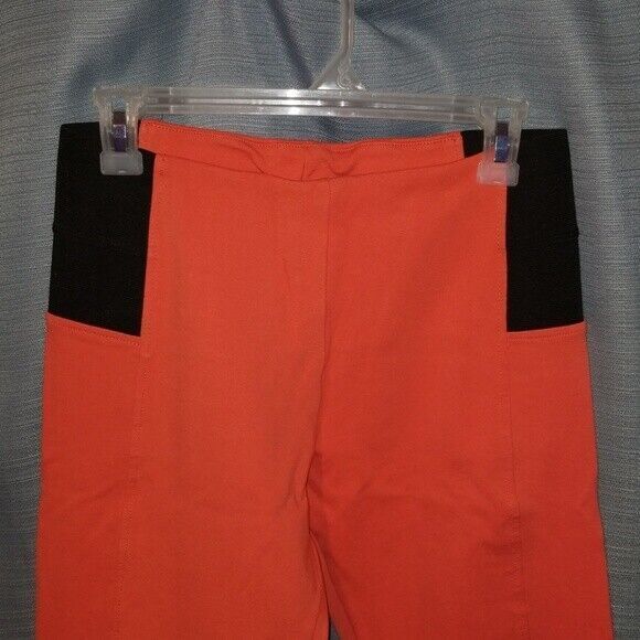 Chocolate Stretchy Skinny Pants Size L Orange - Picture 3 of 5